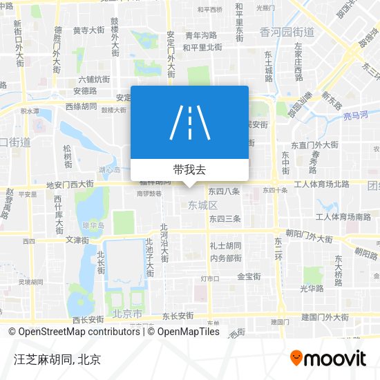 汪芝麻胡同地图