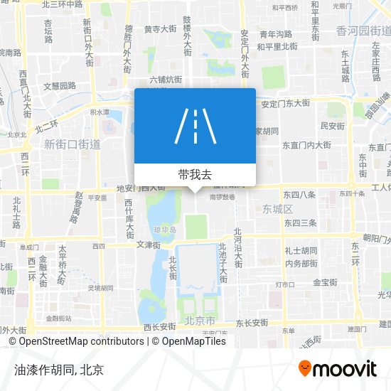 油漆作胡同地图