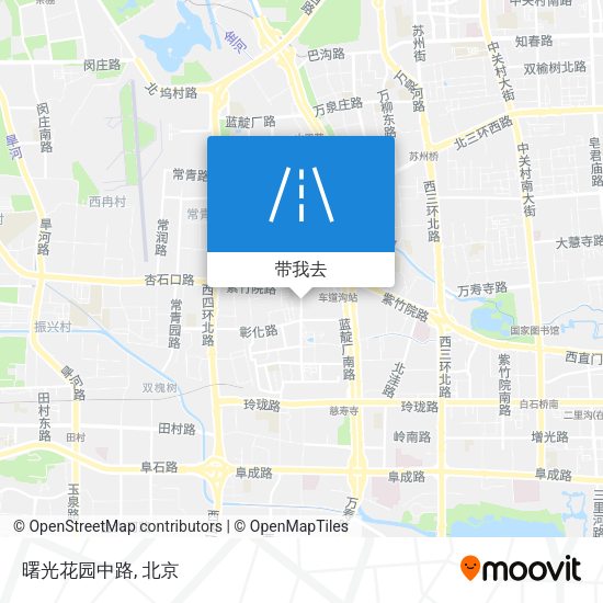 曙光花园中路地图