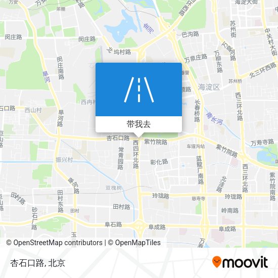 杏石口路地图