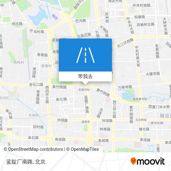 蓝靛厂南路地图