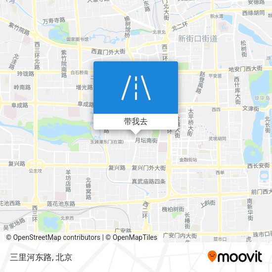 三里河东路地图