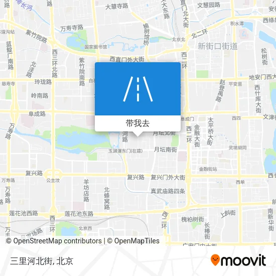 三里河北街地图