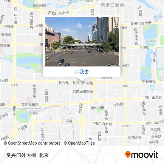 复兴门外大街地图