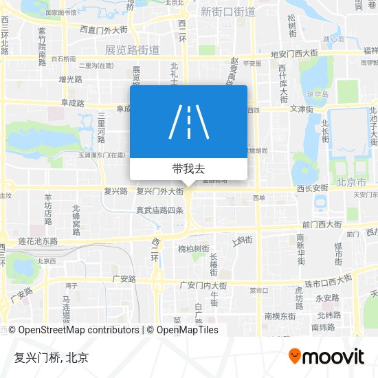 复兴门桥地图