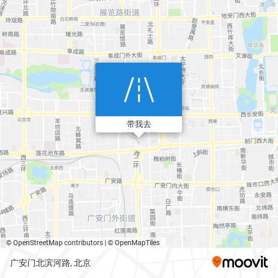 广安门北滨河路地图