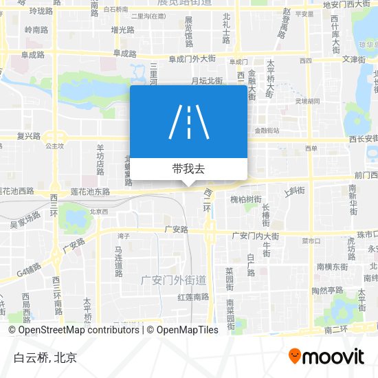白云桥地图