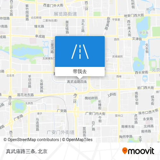 真武庙路三条地图