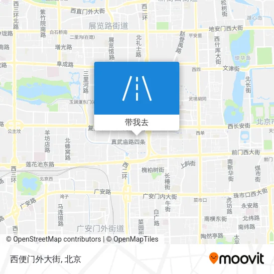西便门外大街地图