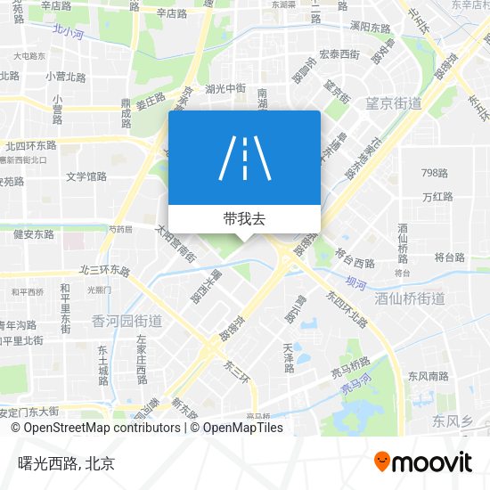 曙光西路地图