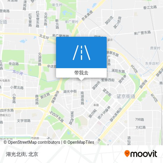 湖光北街地图