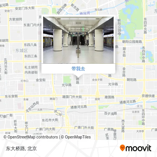 东大桥路地图