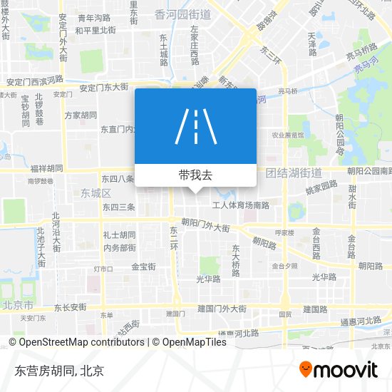东营房胡同地图