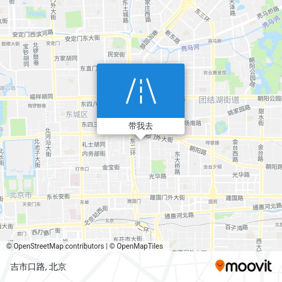 吉市口路地图