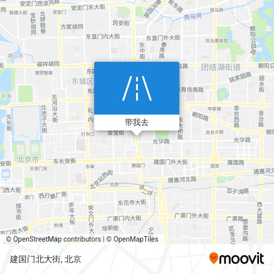 建国门北大街地图