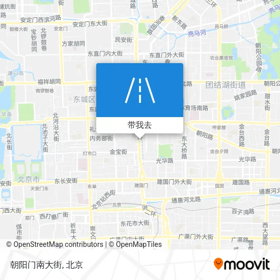 朝阳门南大街地图
