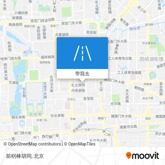 前柺棒胡同地图