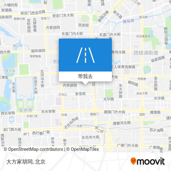大方家胡同地图