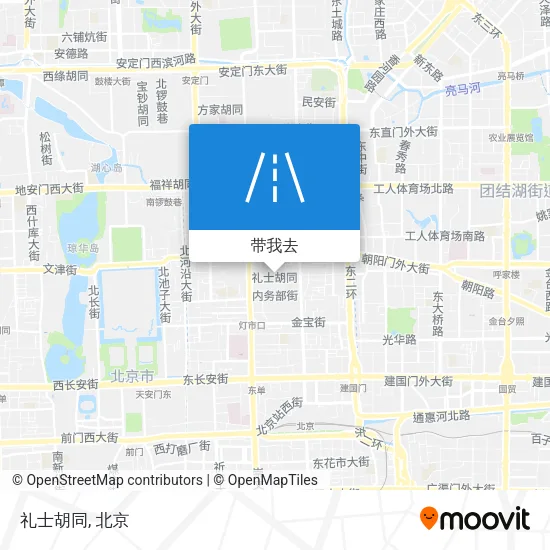 礼士胡同地图