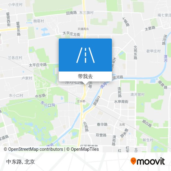 中东路地图