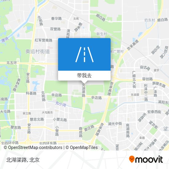 北湖渠路地图