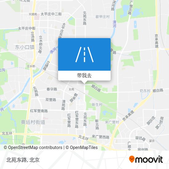北苑东路地图
