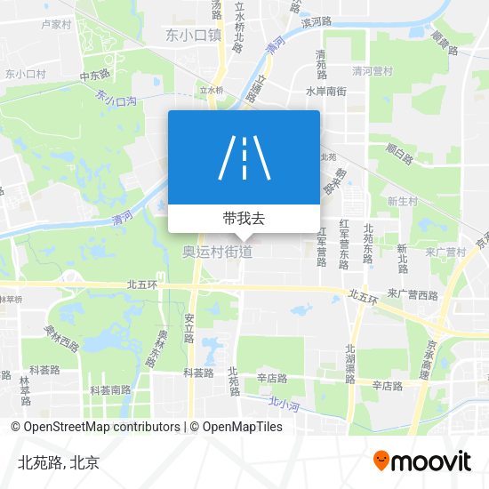 北苑路地图