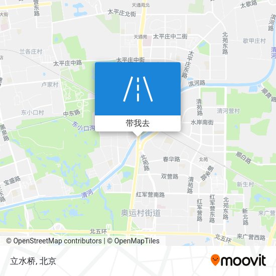 立水桥地图