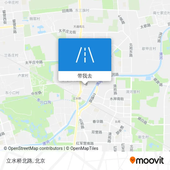 立水桥北路地图