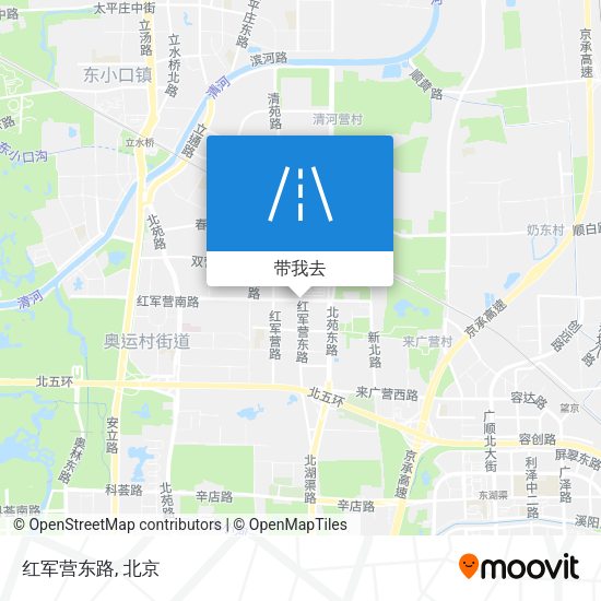 红军营东路地图