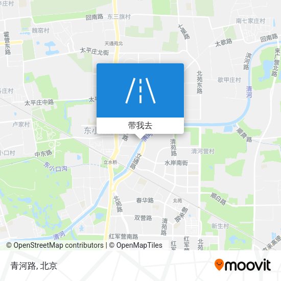 青河路地图