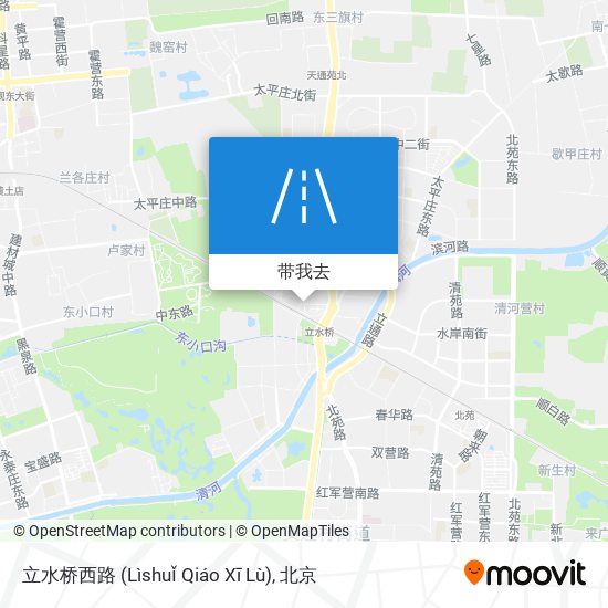 立水桥西路 (Lìshuǐ Qiáo Xī Lù)地图