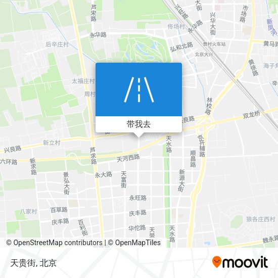 天贵街地图
