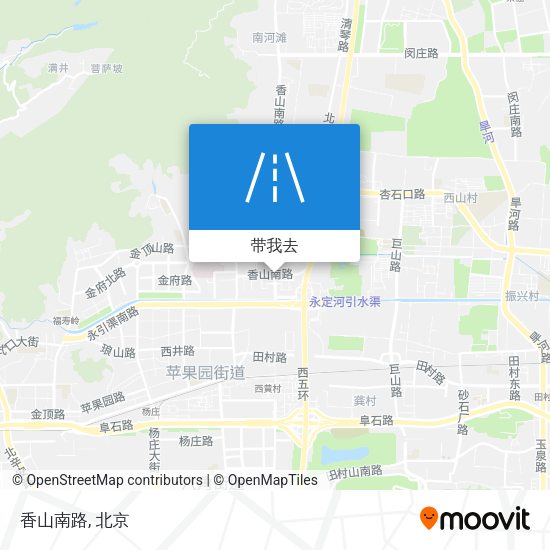 香山南路地图