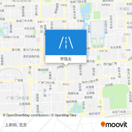 上斜街地图
