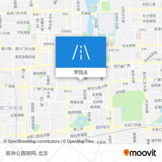 前孙公园胡同地图