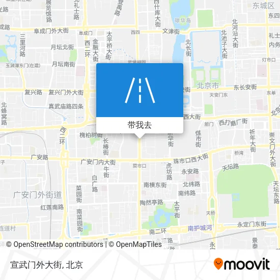 宣武门外大街地图