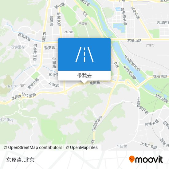 京原路地图