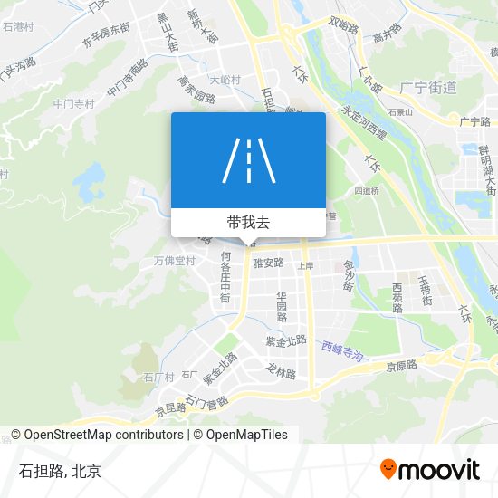 石担路地图