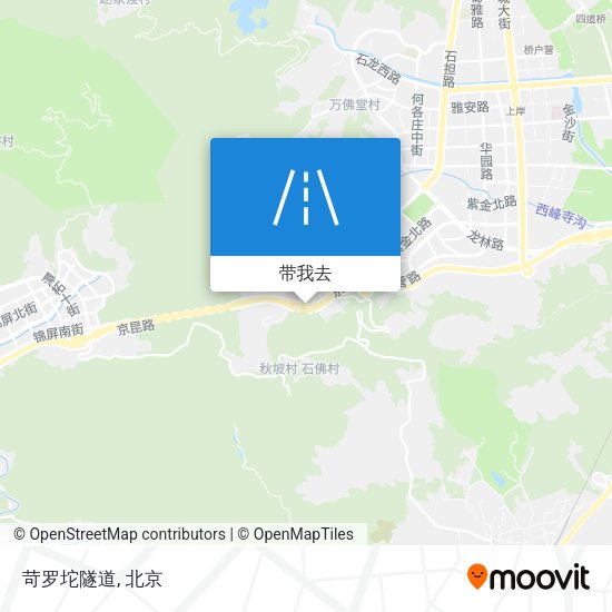 苛罗坨隧道地图