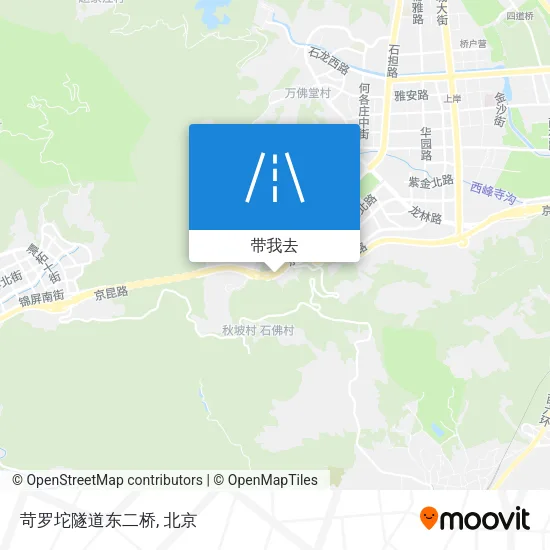 苛罗坨隧道东二桥地图