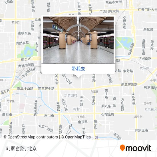 刘家窑路地图