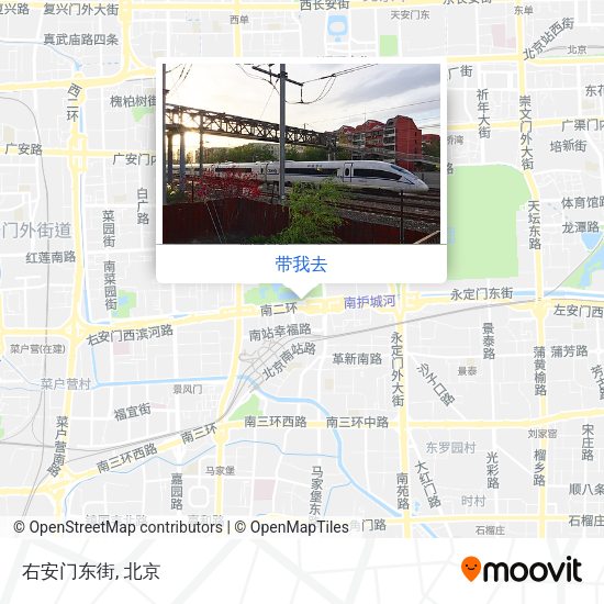 右安门东街地图