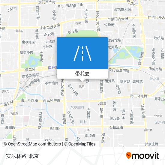 安乐林路地图