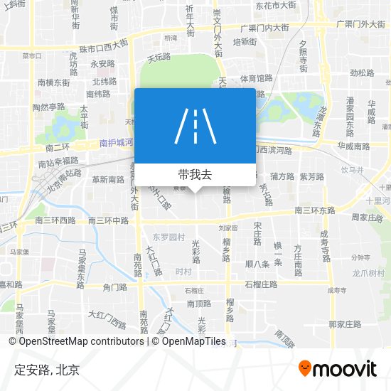 定安路地图