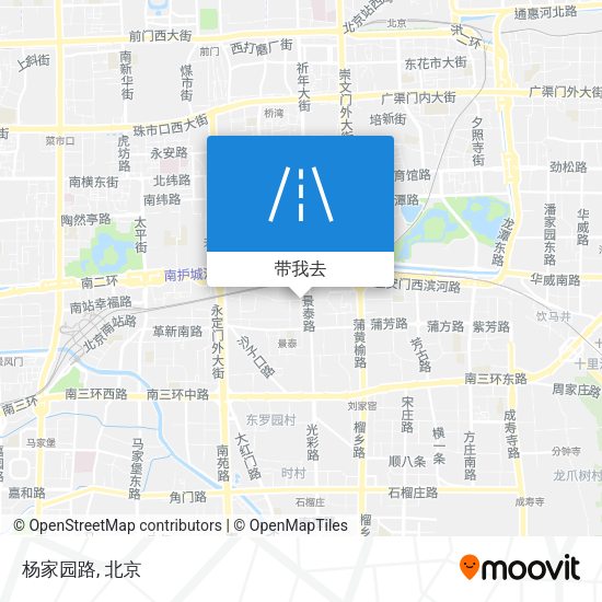 杨家园路地图