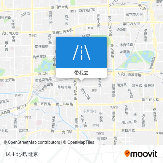 民主北街地图