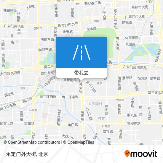 永定门外大街地图