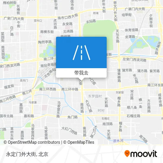 永定门外大街地图