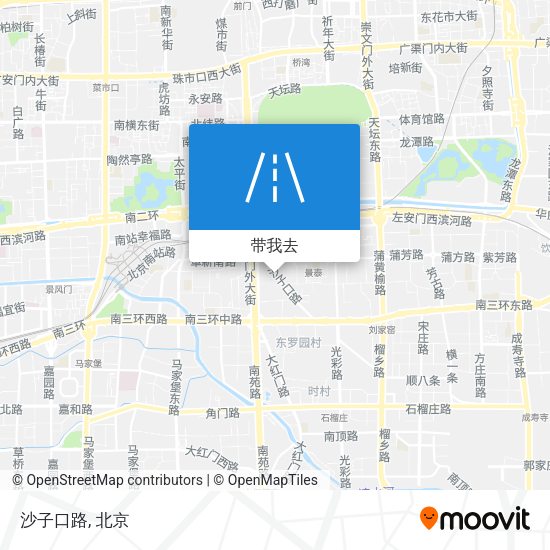 沙子口路地图